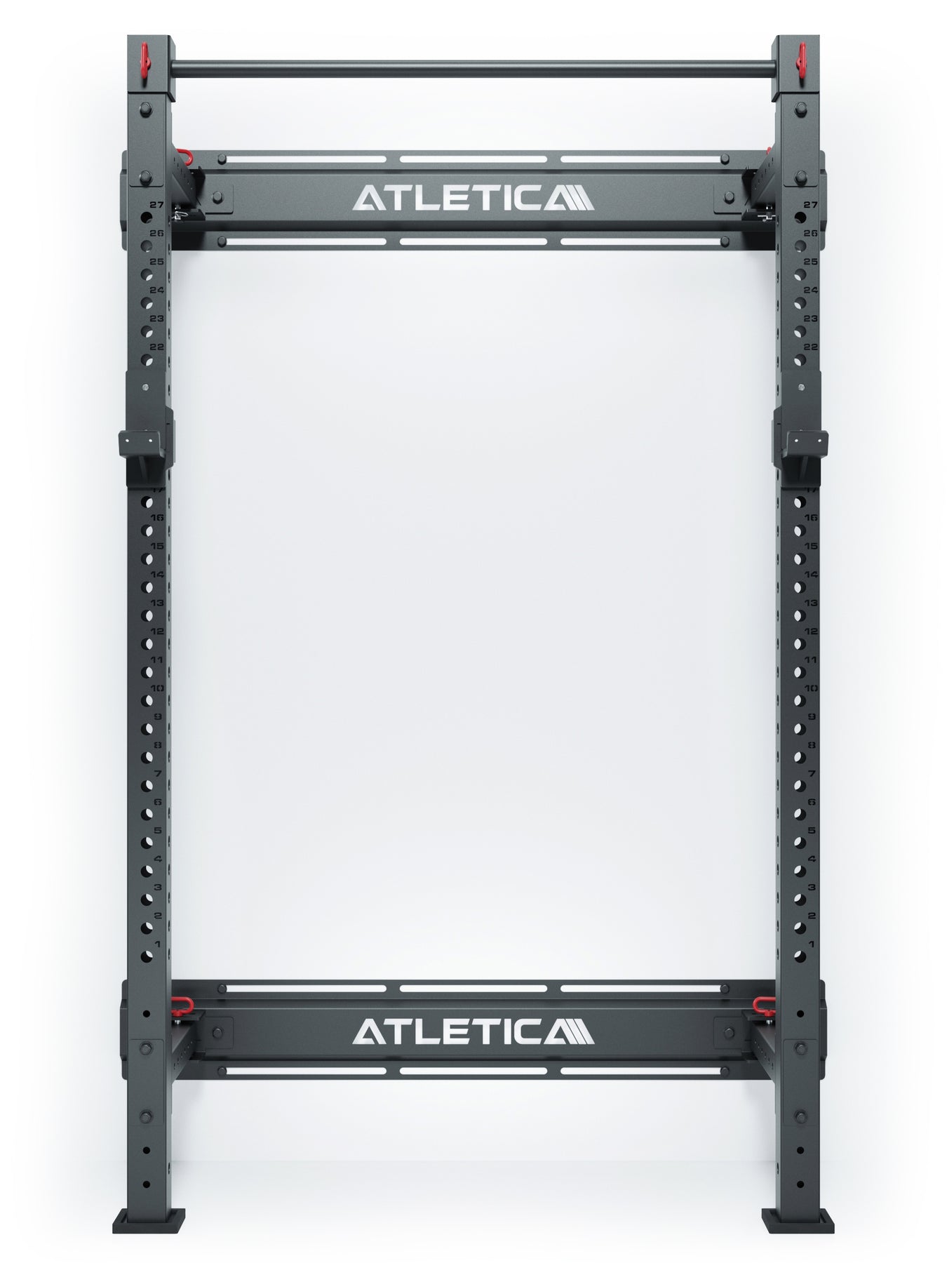 ATLETICA R7 Wall Rack | Klappbar | Für zuhause oder Fitnessstudio