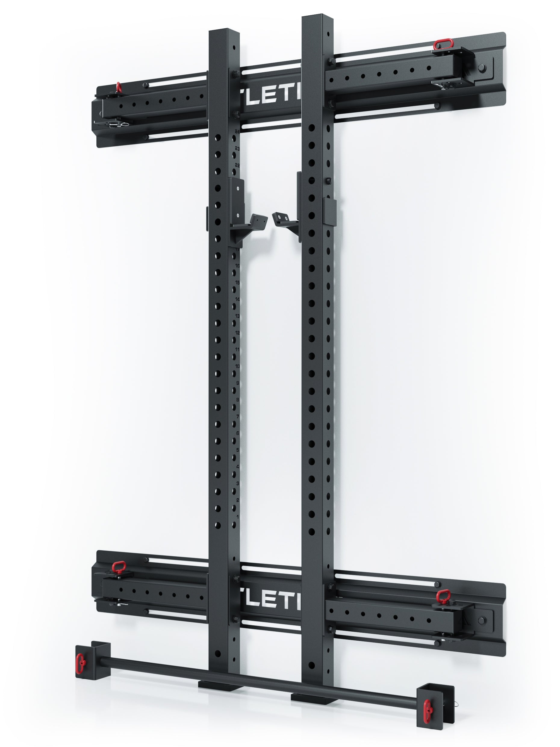 Extrem platzsparende Klappfunktion | Hoch belastbar und stabil | Kompatibel mit R7 Anbauteilen | Vielfältige Trainingsmöglichkeiten, #size_195cm