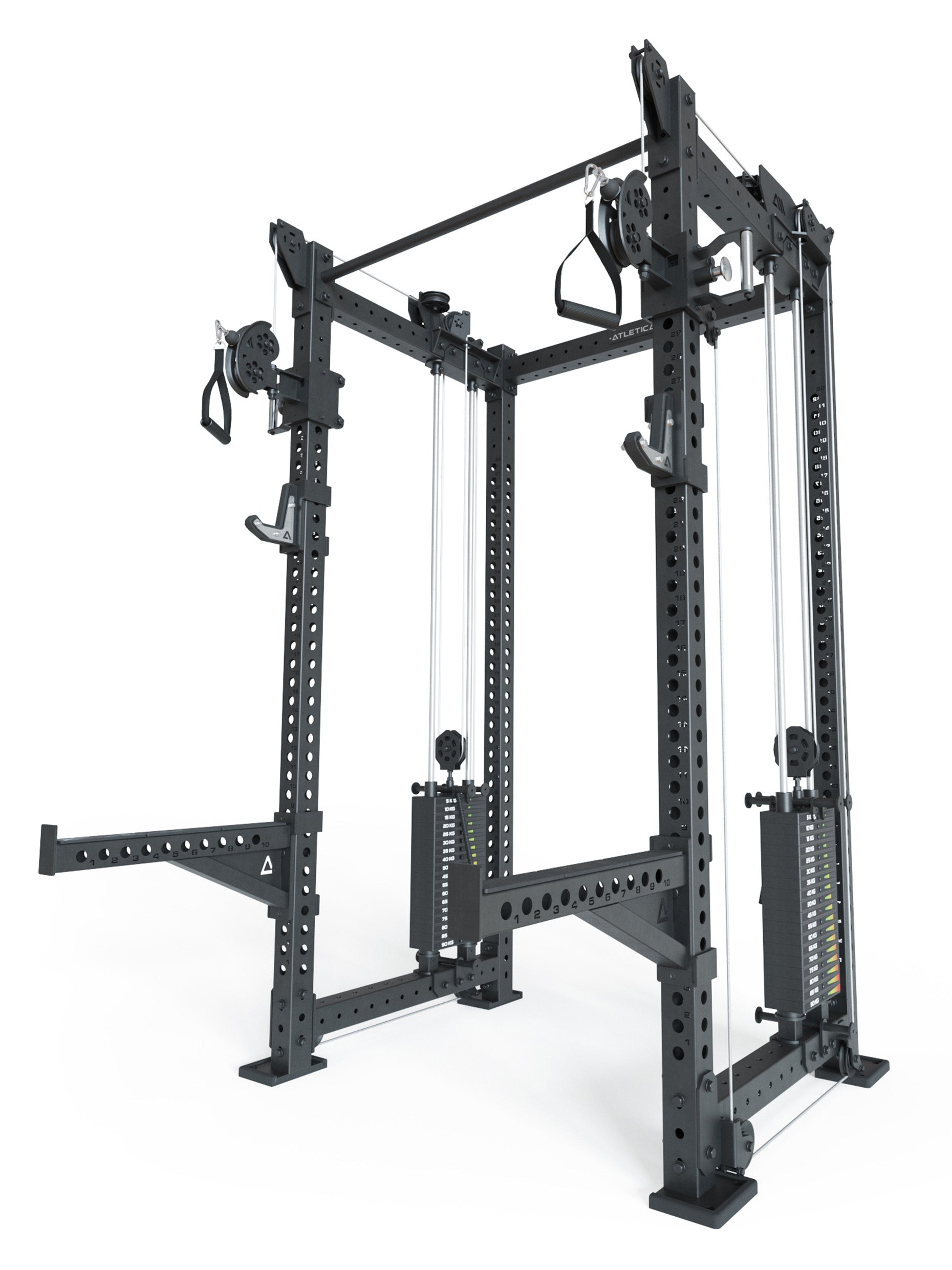 Power Rack: R8 Bradley | Modular ausbaubar mit Multipressen und Jammer Armen, #size_mittel