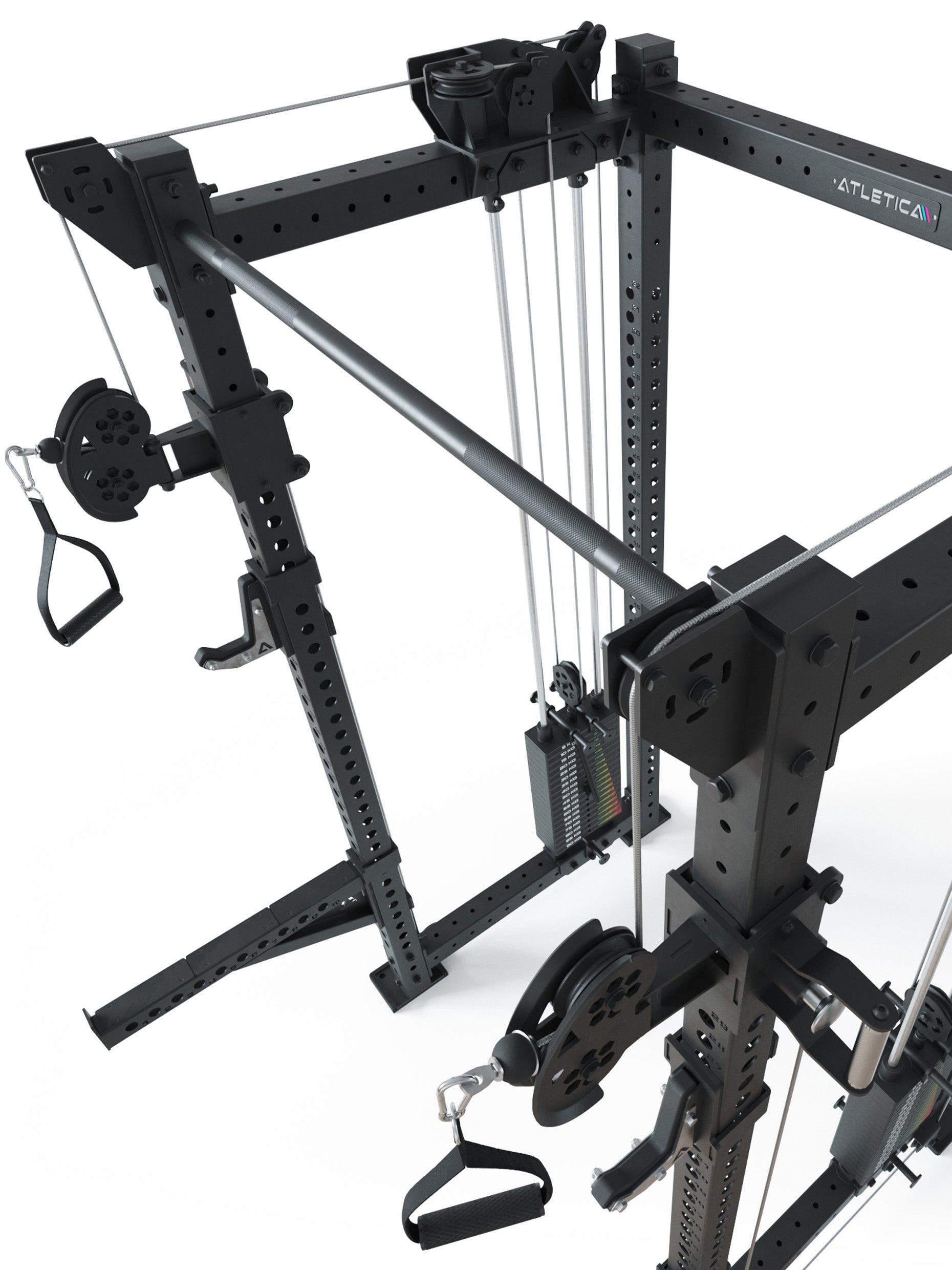 Power Cage: R8 R8 Bradley | mit 2x90kg seitlichen Gewichtsblocks, #size_mittel