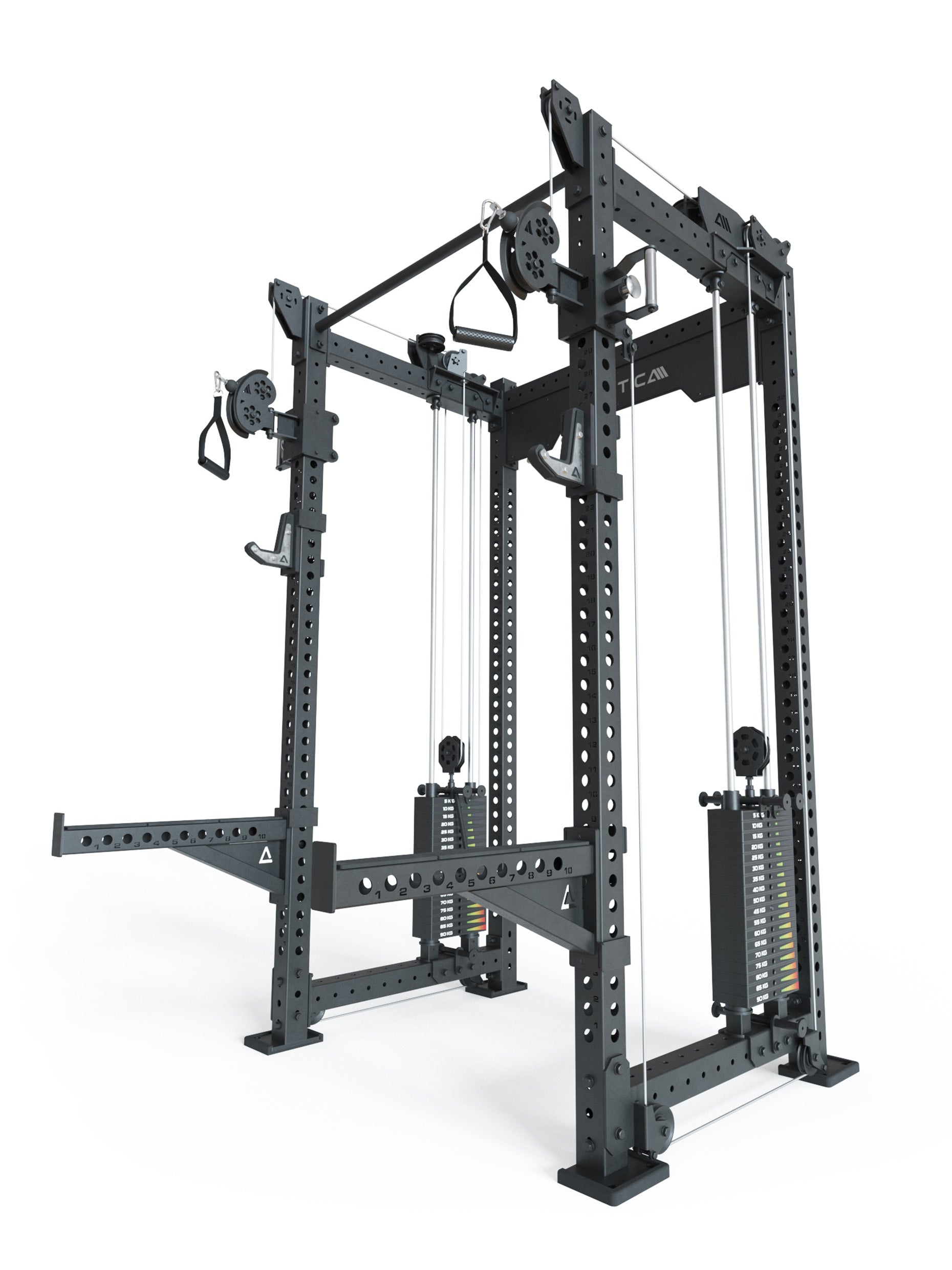 Full Power Rack R8 Bradley | Modular ausbaubar mit Multipressen und Jammer Armen, #size_kurz