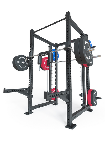 ATLETICA R7-Helix Power Rack | Latzug & Jammer Arms