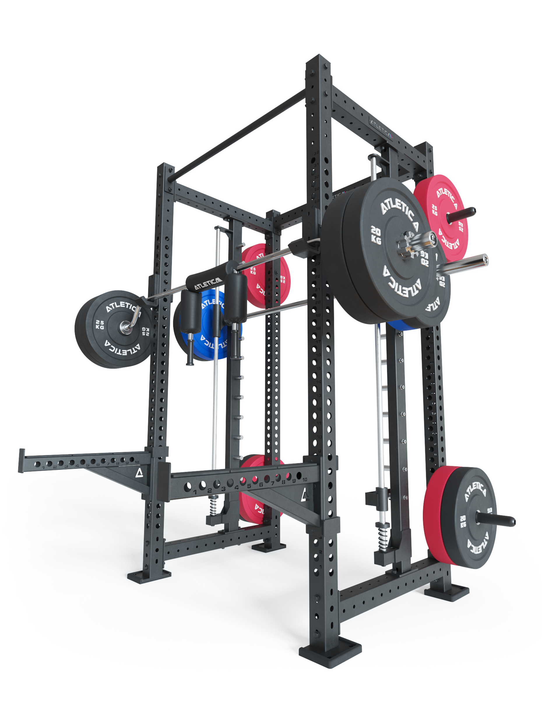 Power Rack R8 SPECTRE Medium mit Steck Gewichten #variante_r8-spectre-medium