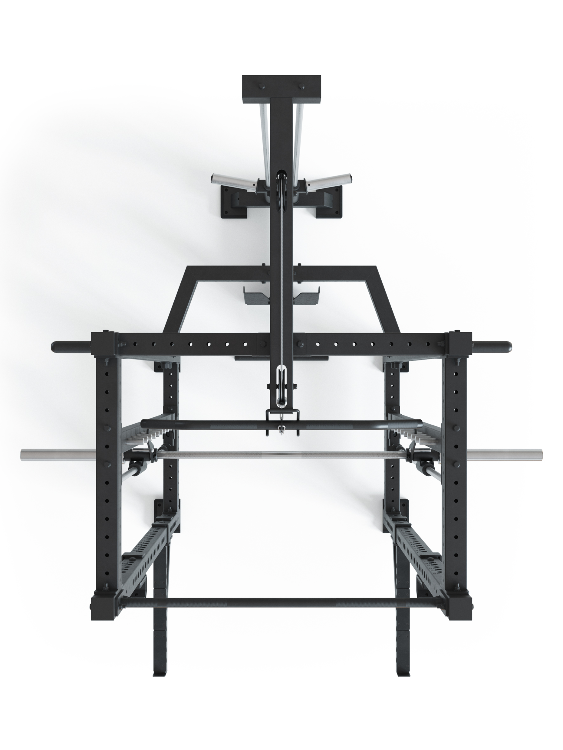 Power Rack SPECTRE Medium  #variante_inklusive-latzug-plate-loaded-hantelscheiben