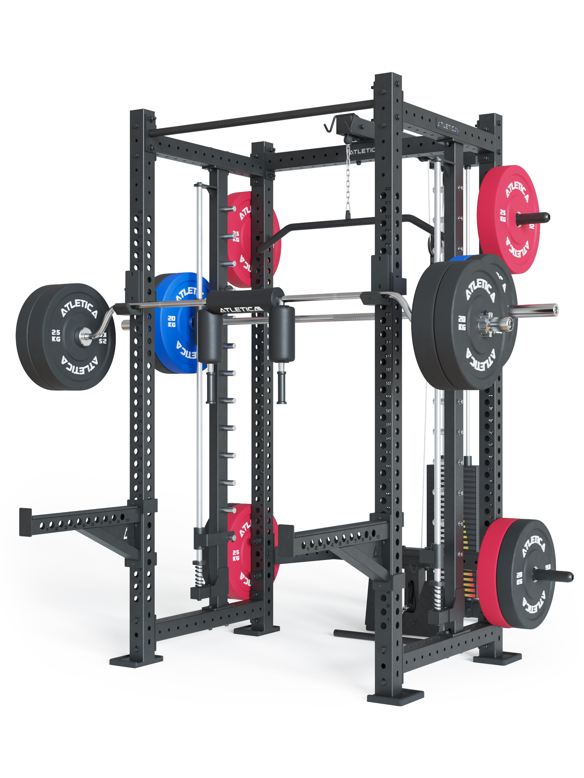 Power Rack R8 Spectre von ATLETICA #variante_inklusive-latzug-weight-stack-steckgewichte