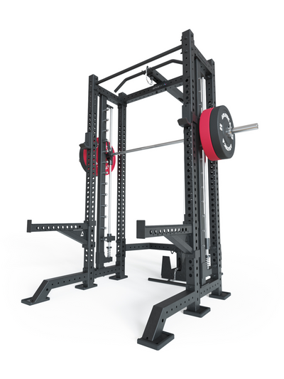 Power Rack R8 SPECTRE Short #variante_inklusive-latzug-weight-stack-steckgewichte