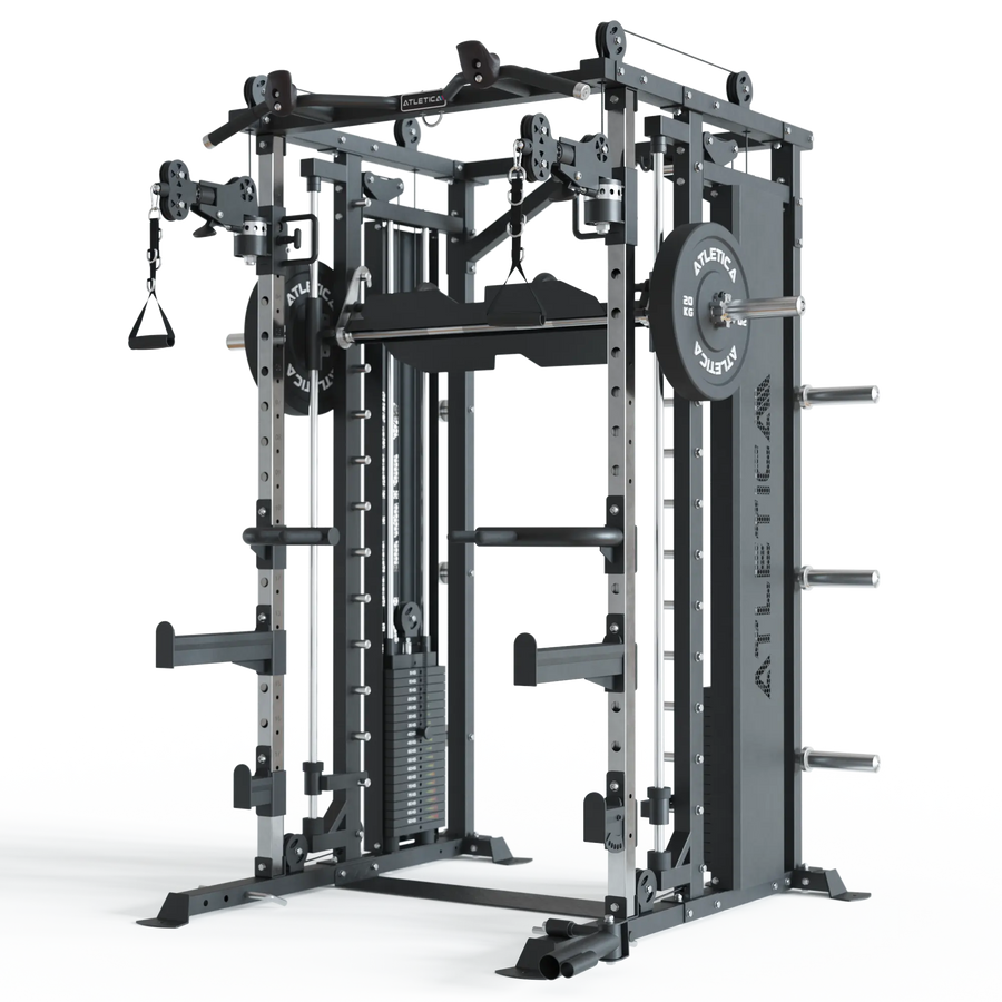 Kraftstation ATLETICA X-Fortress: mit 180kg Steckgewichten