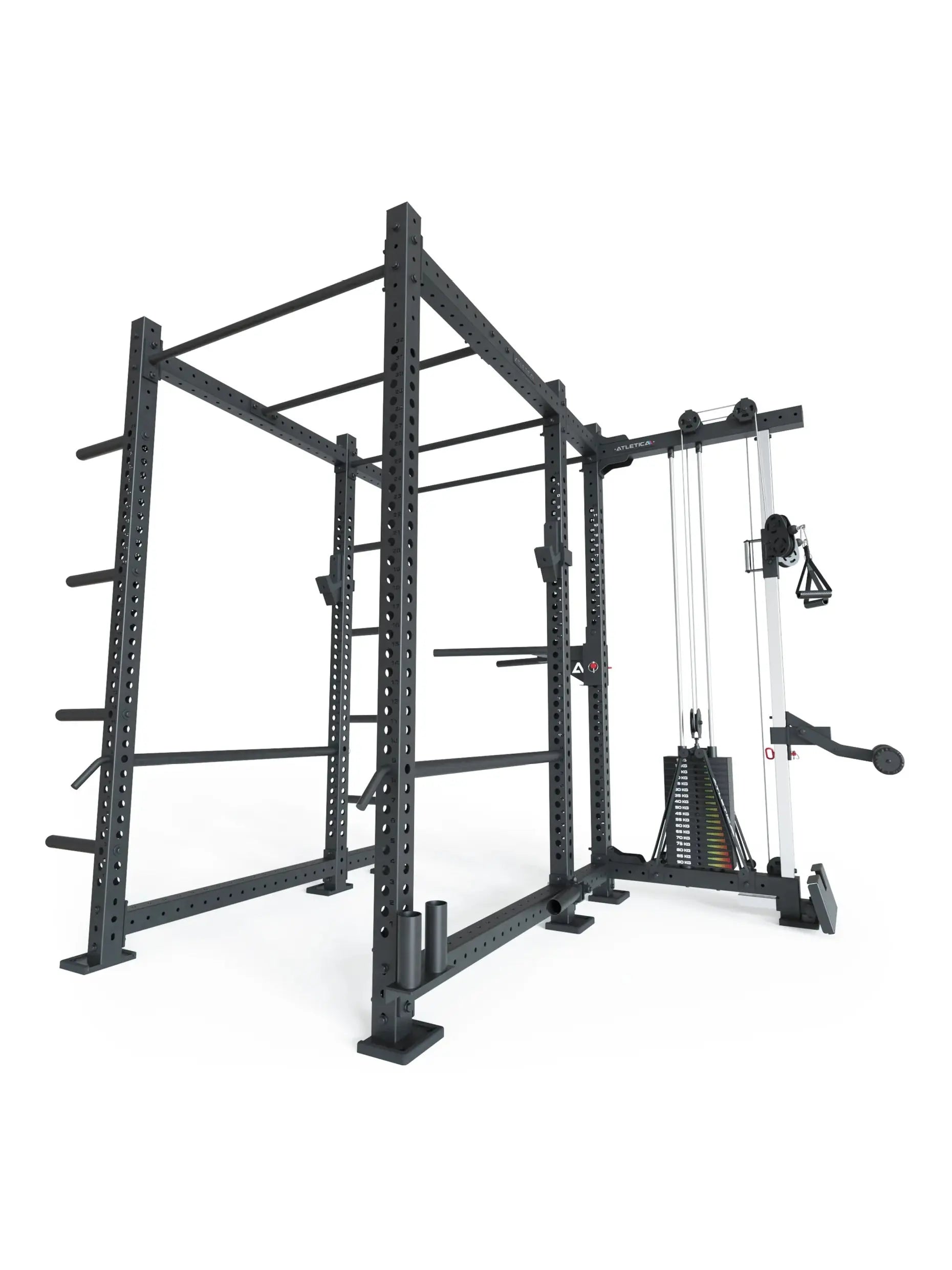 ATLETICA R8-Raptor PRO Power Rack | 95kg Weight Stack Kabelzug Station