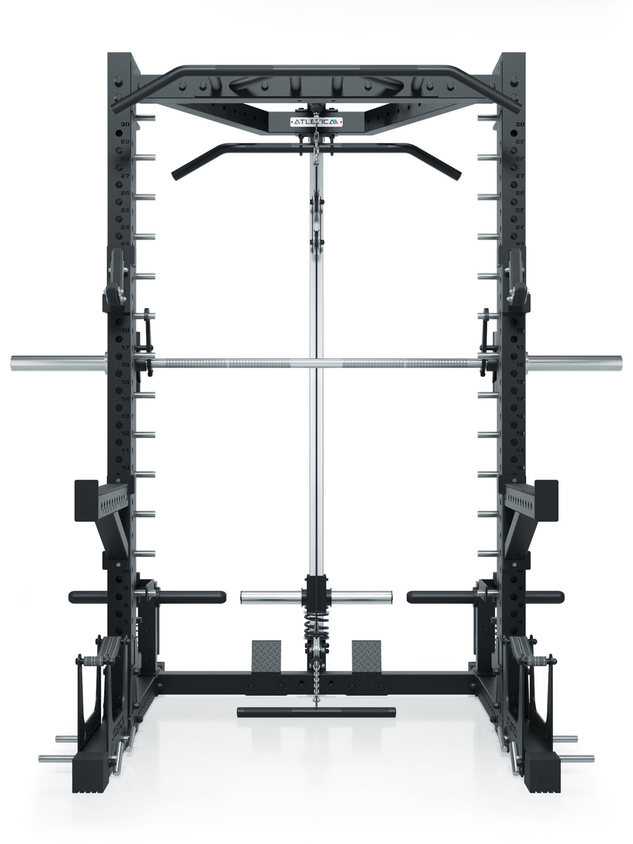 Squat Rack R7 Nemesis mit Multipresse und Latzug