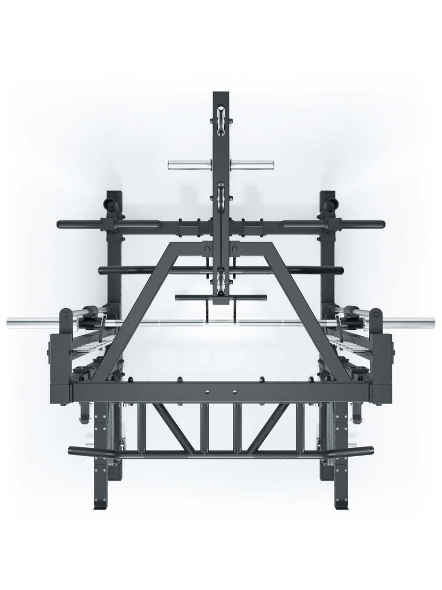 ATLETICA Squat Rack mit Latzug und Multipresse Nemesis R7 Serie