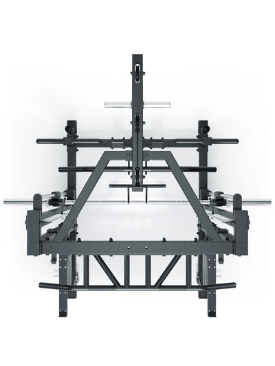 ATLETICA R7 Squat Rack mit Latzug und Multipresse Nemesis 70x70 Uprights R7 Serie #size_223-cm