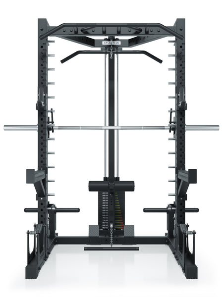 Squat Rack mit Multipresse und 125kg Latzug R7 Nemesis