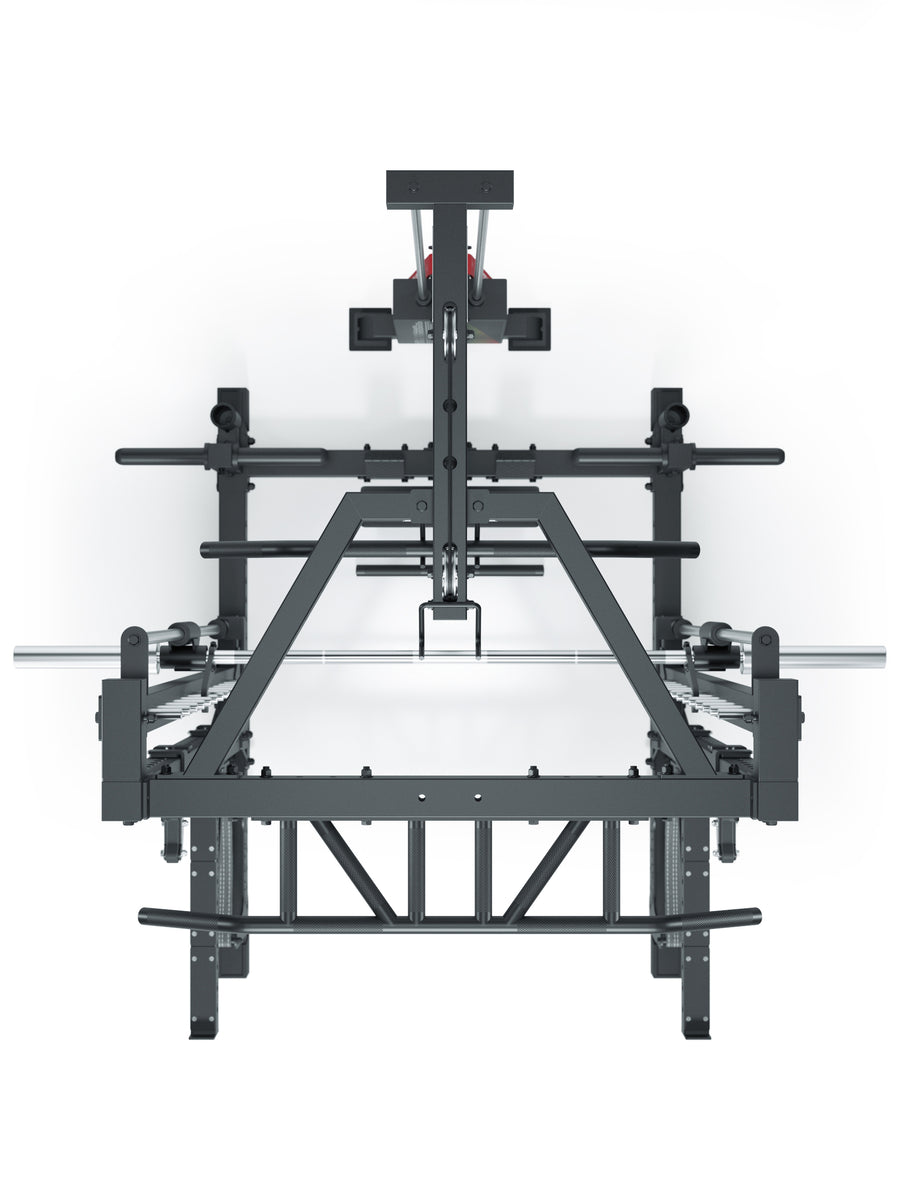 Nemesis Squat Rack R7 Serie mit 125 kg Steckgewichten
