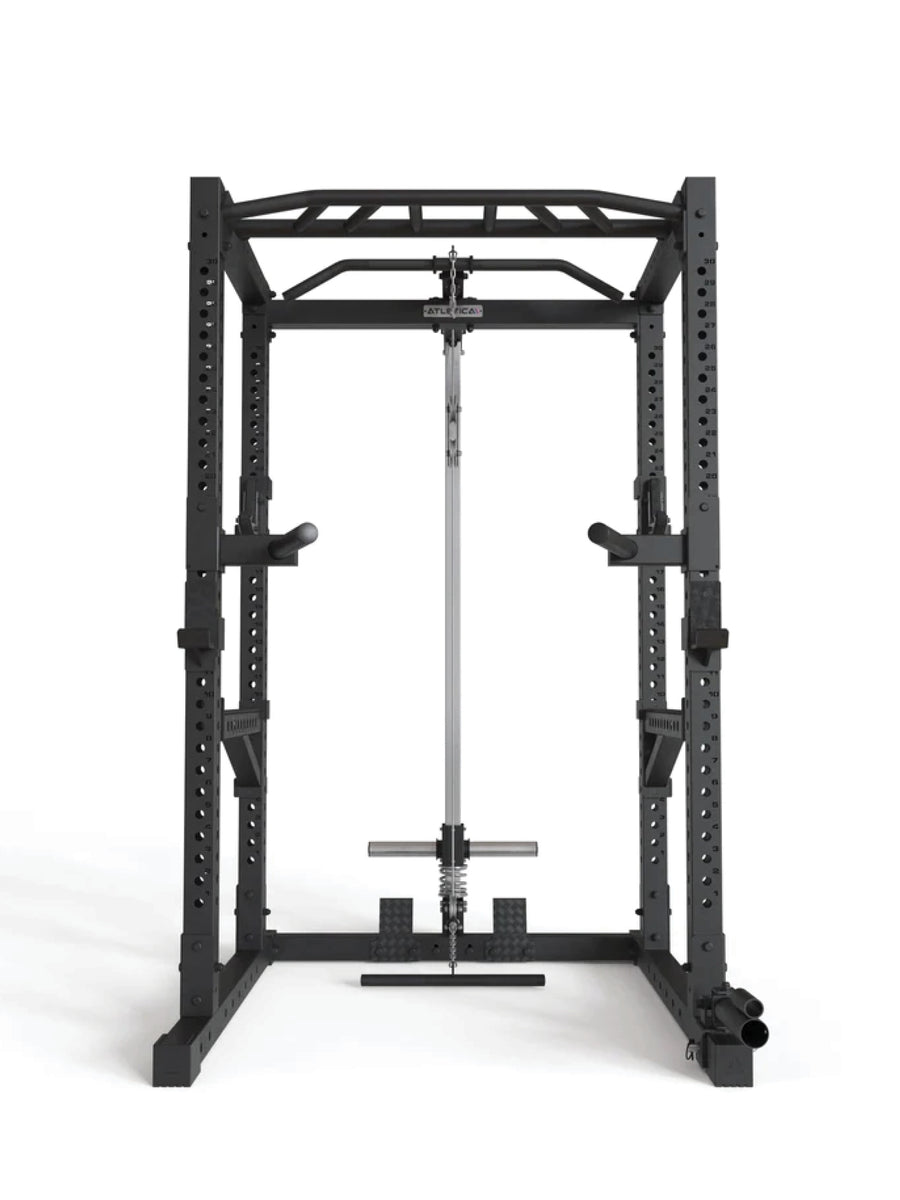 Power Rack R7-Cage: Squat Cage mit Latzug und Ruderstation, #size_220-cm