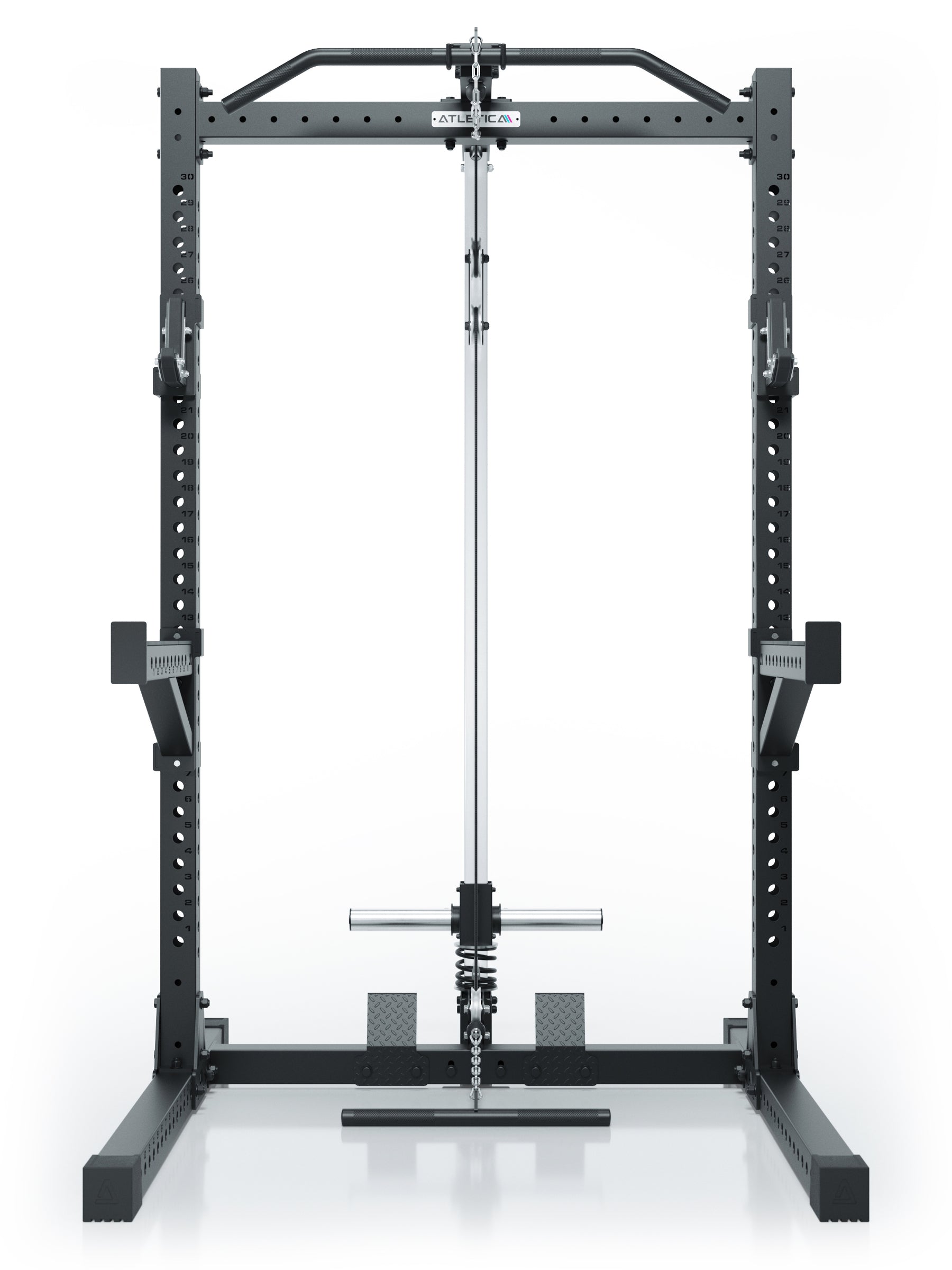 ATELTICA R7 Rider | Squat rack with lat pulldown for small spaces ...
