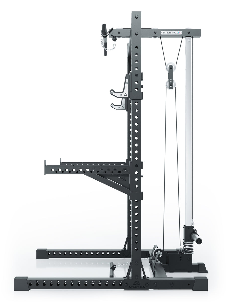 Squat Rack R7 Rider Plate Loaded:  Modular ausbaubar mit Deadlift Station
