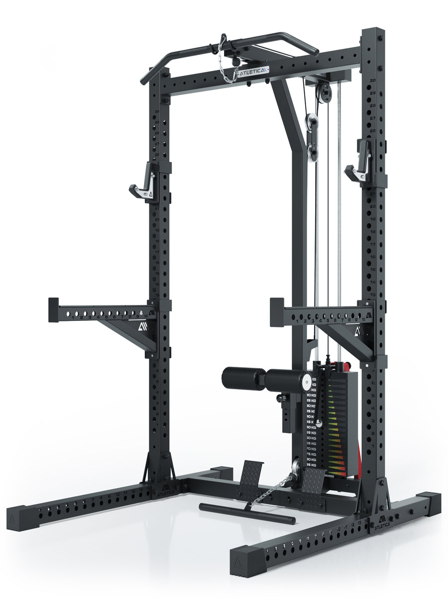 R7 Squat Rack Rider mit Steckgewichten