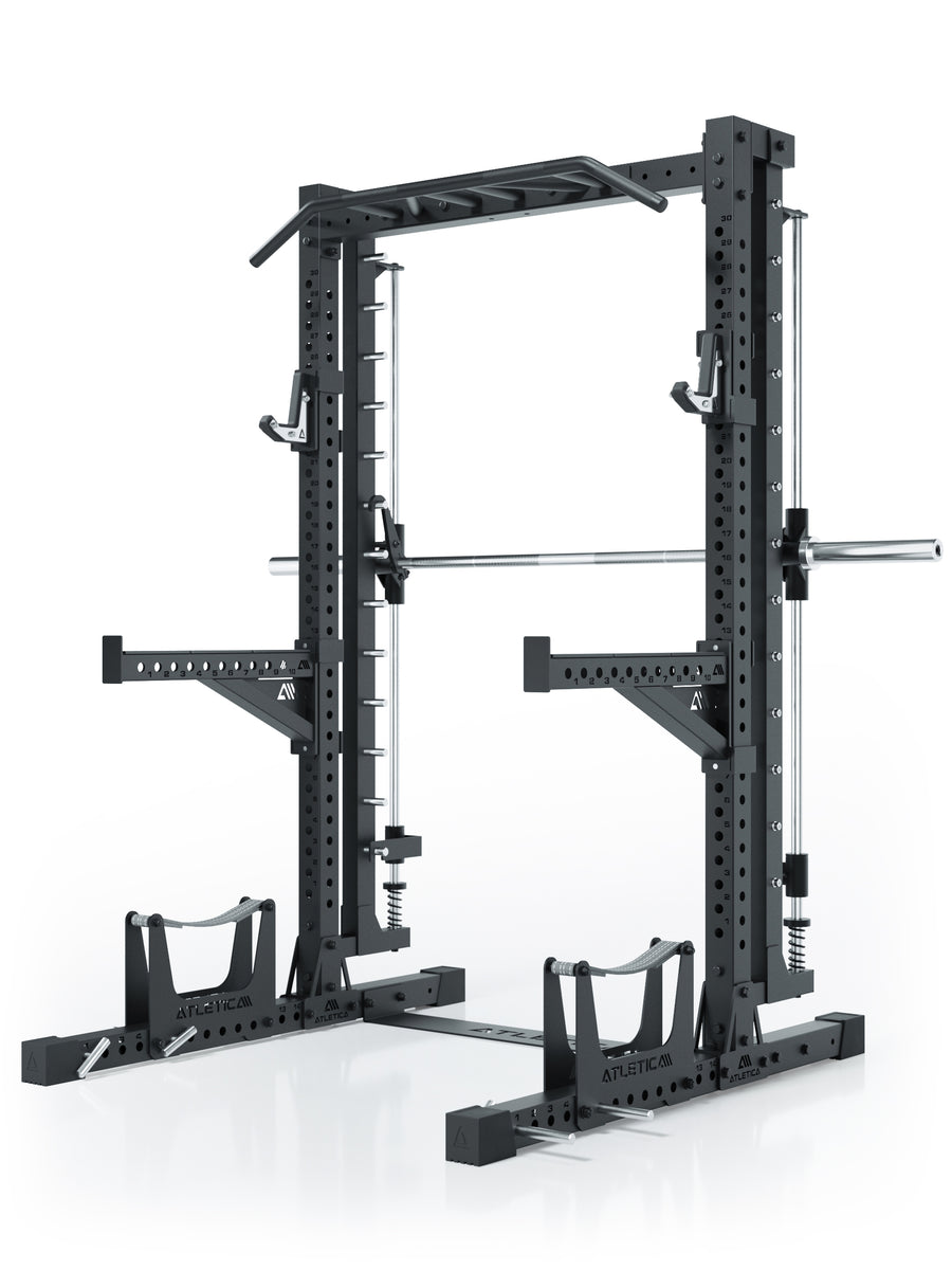 ATLETICA R7 Saber Squat Rack mit Multipresse und Deadlift Station