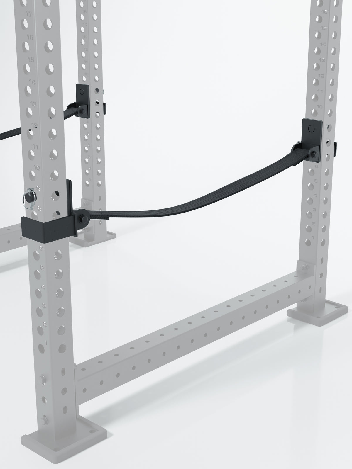 ATLETICA R8 Safety Straps | Flexible Barbell Safeties | Rack Attachment