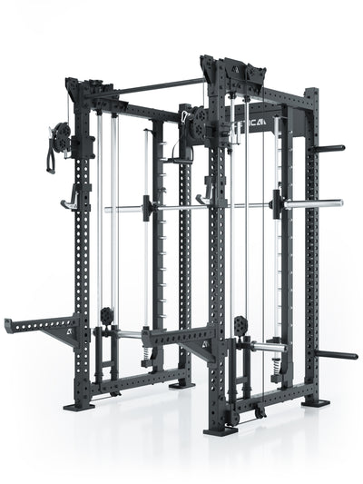 Power Rack R8 Bradley | Plate Loaded mit Gewichten #variante_combat