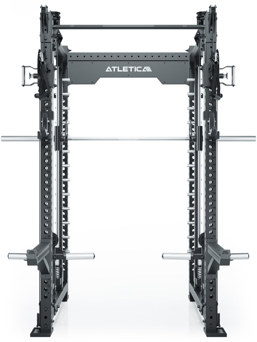 Power Rack R8 Bradley | Plate Loaded mit Gewichten #variante_combat