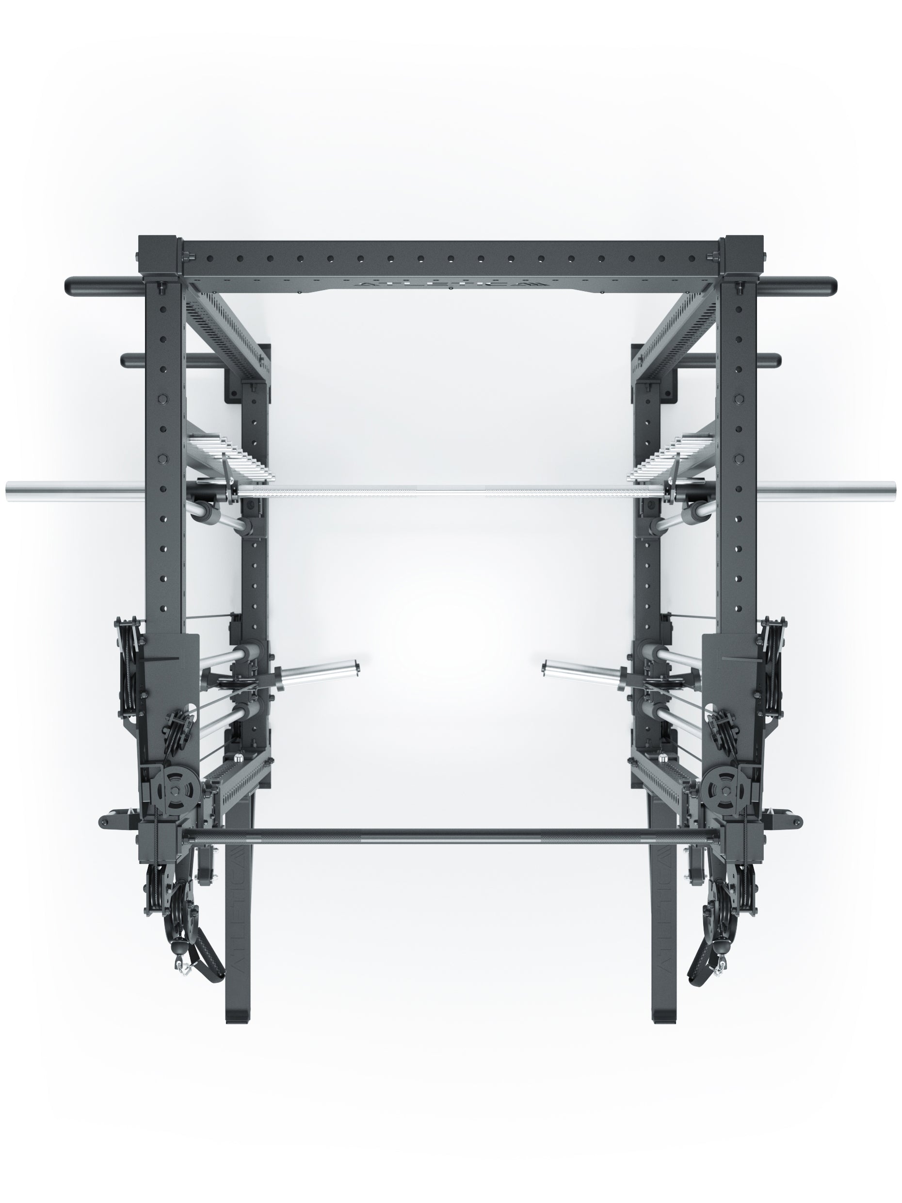 Power Rack R8 Bradley | Plate Loaded mit Gewichten #variante_combat