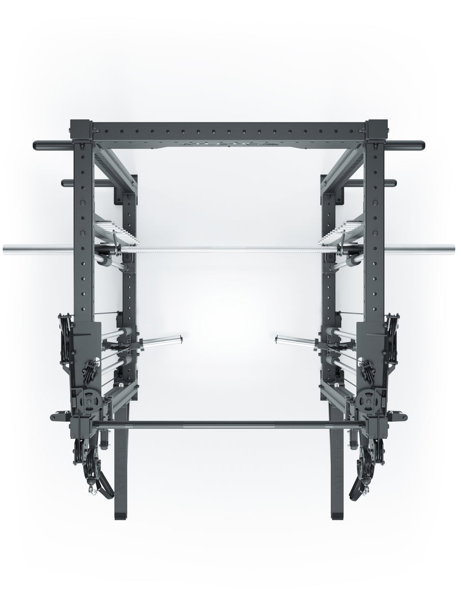 Power Rack R8 Bradley | Plate Loaded mit Gewichten #variante_combat