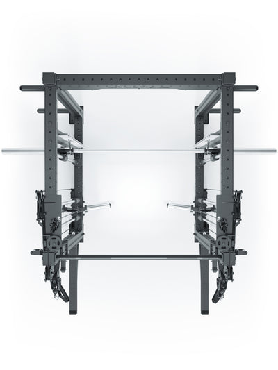 Power Rack R8 Bradley | Plate Loaded mit Gewichten #variante_combat