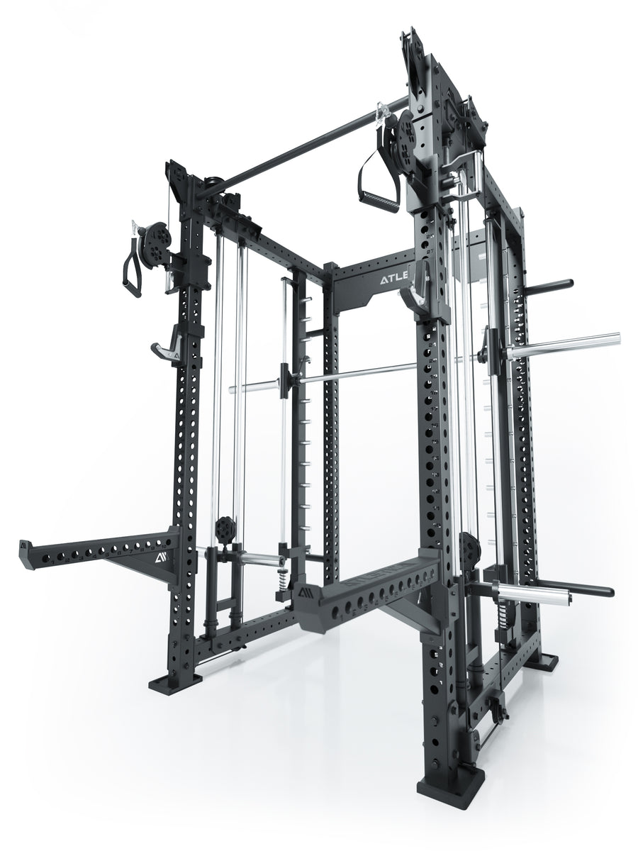 Power Rack R8 Bradley | Plate Loaded mit Gewichten #variante_combat