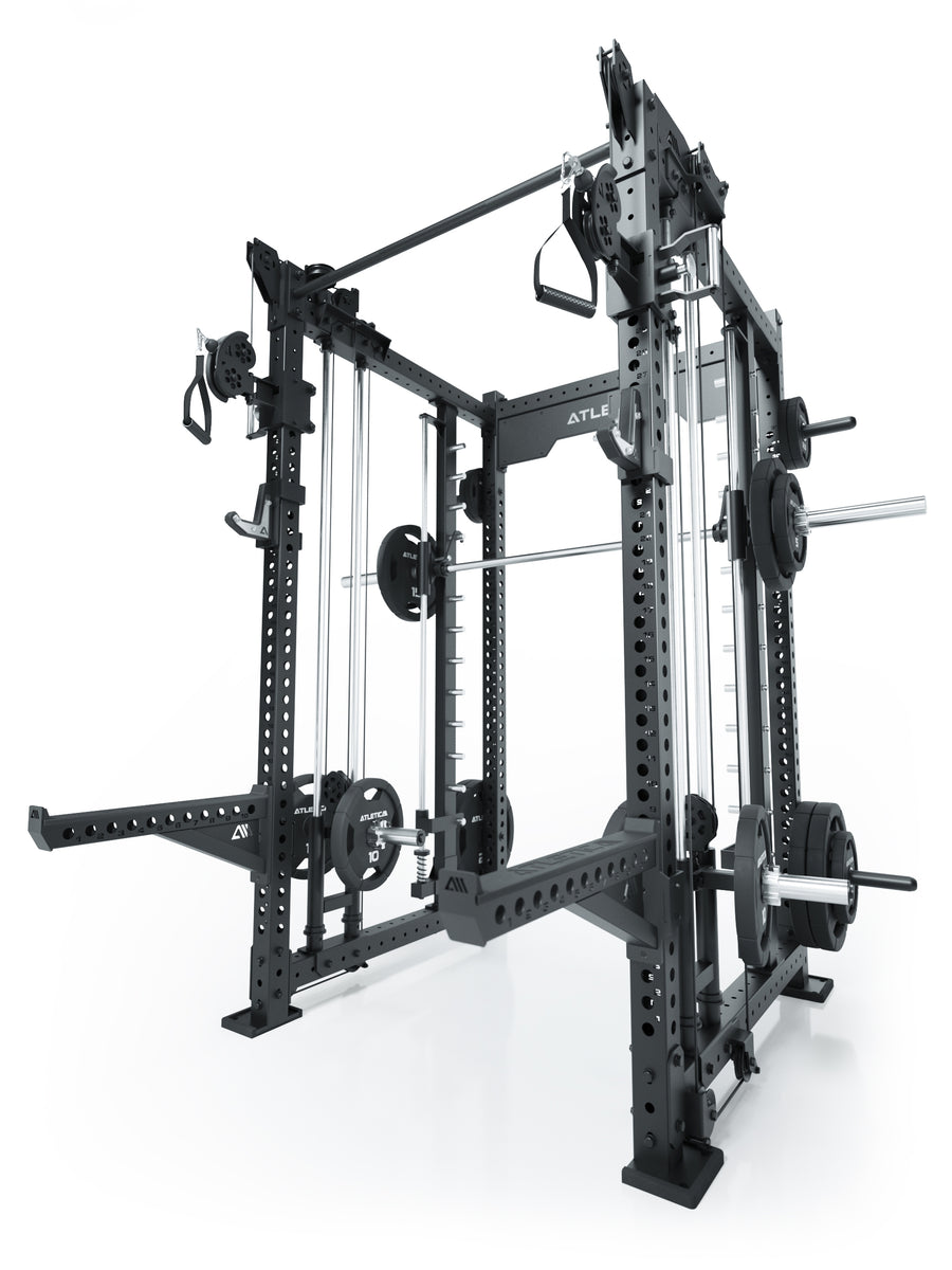 Power Rack R8 Bradley | Plate Loaded mit Gewichten #variante_combat