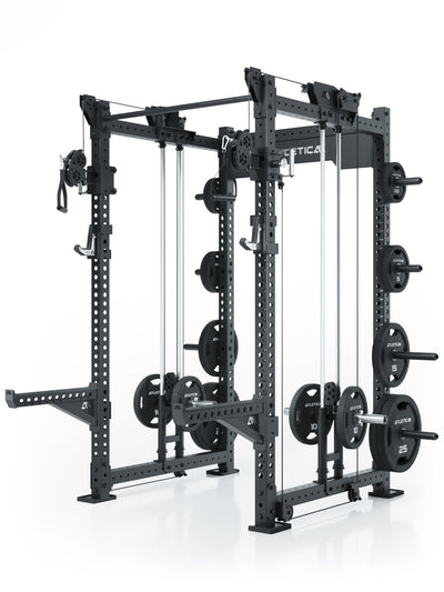 Power Rack R8 Bradley | Plate Loaded mit Gewichten #variante_lang