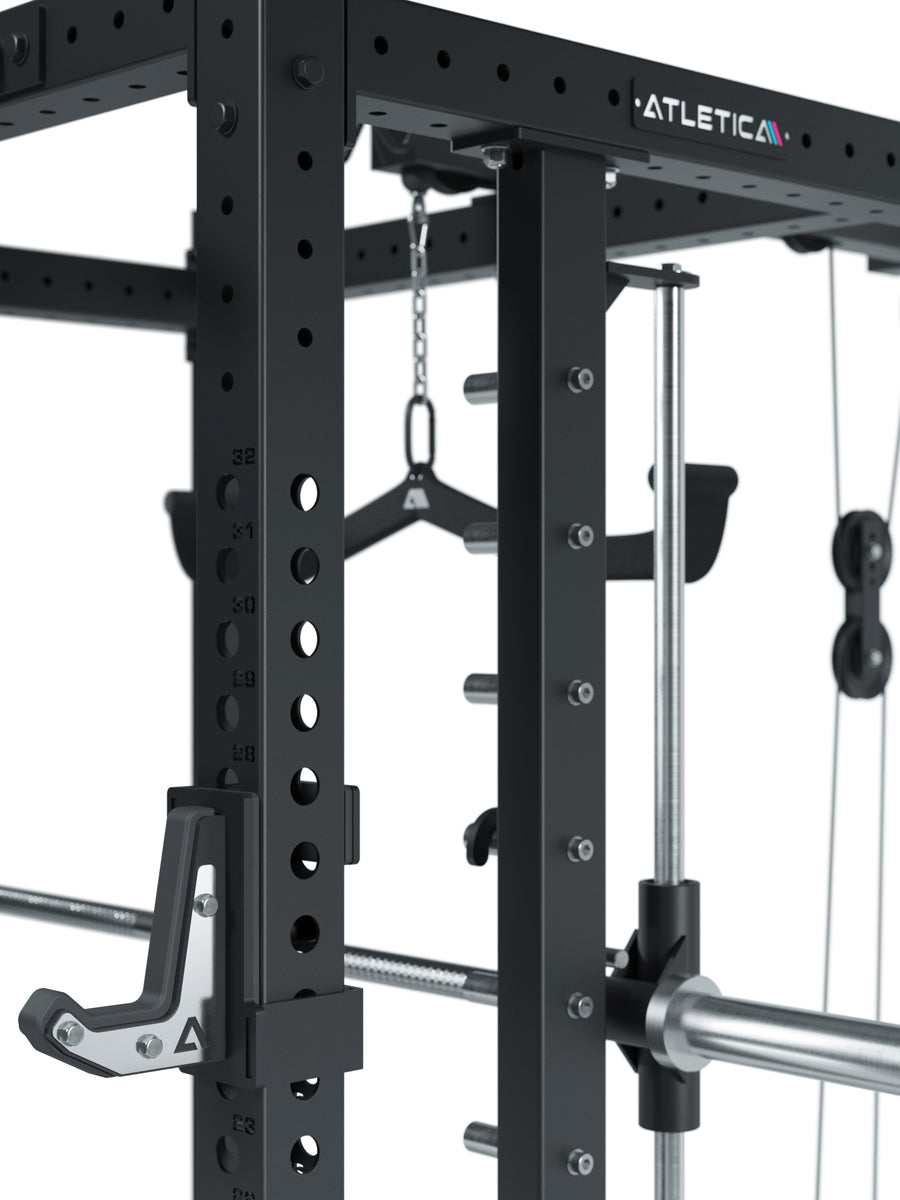 R8 Commander Power Rack: Inklusive Smith Machine und J-Hooks und Safety Spotter