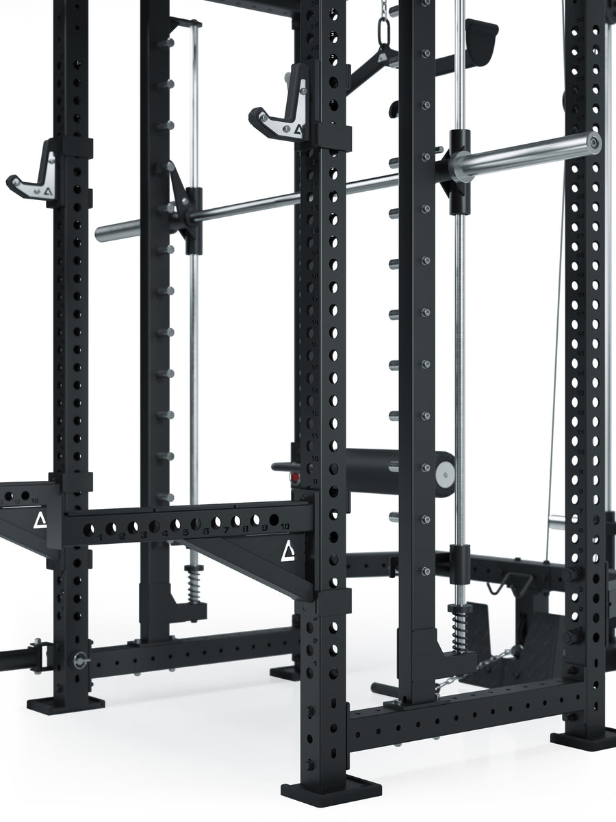 R8 Defender Power Rack: Inklusive Smith Machine und Latzug-Anbau 