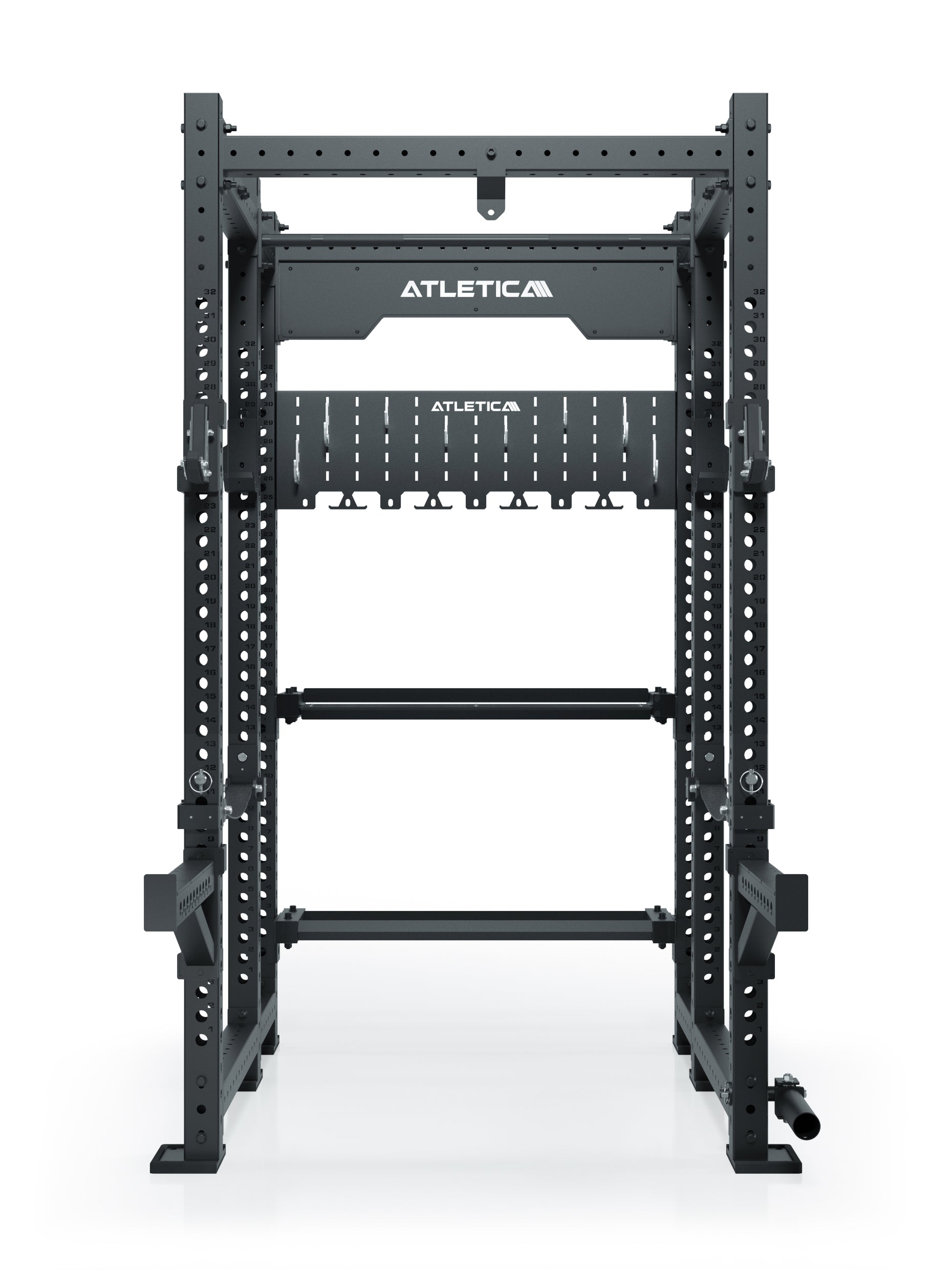 Utile Power Rack R8: Lagerregal für Kurzhanteln und Bumper Plates | Aufhängung für Boxsack 