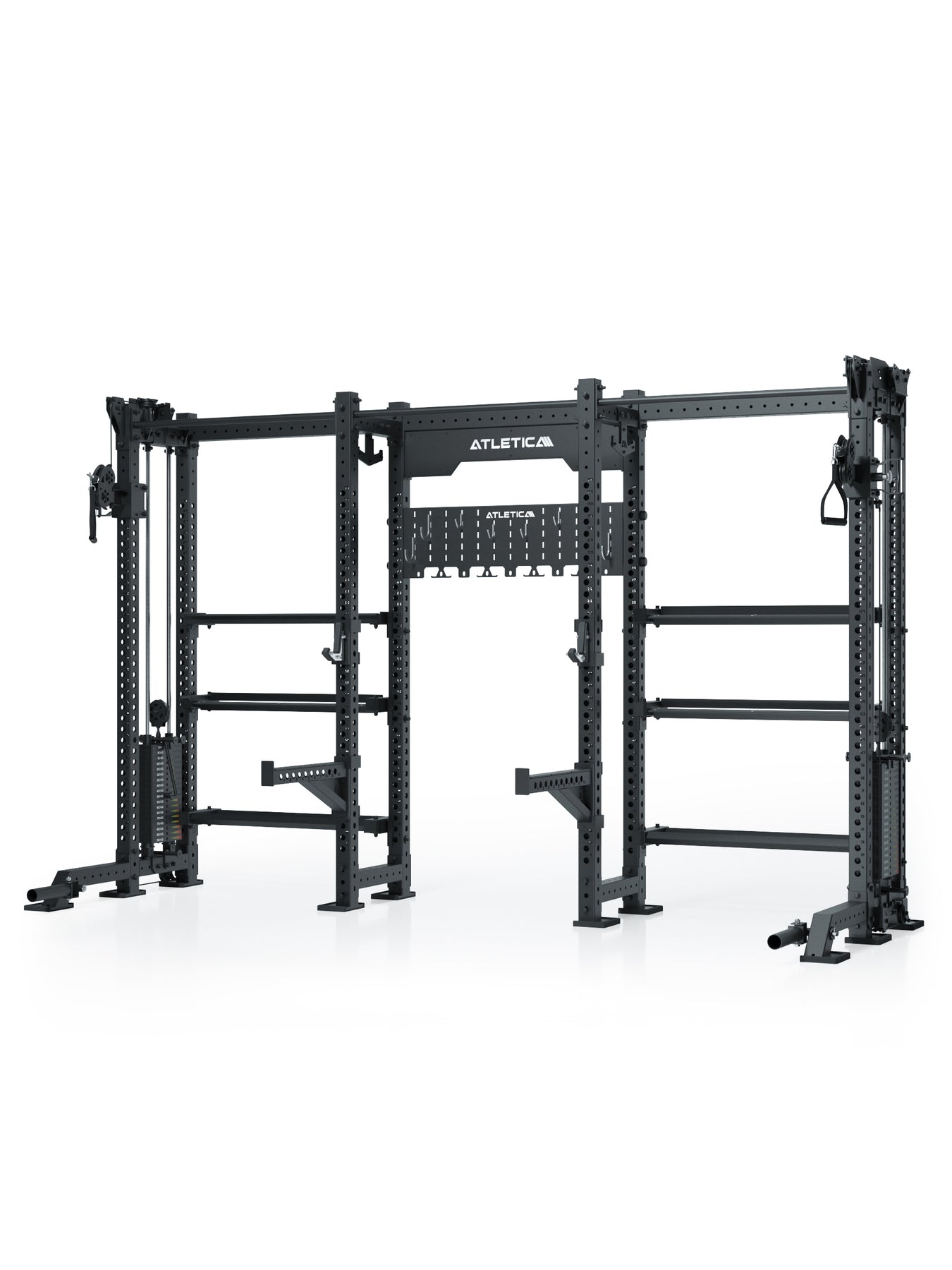 Kabel Power Rack ATLETICA R8 VULTURE | Power Rack mit Kabelzug & Ablage