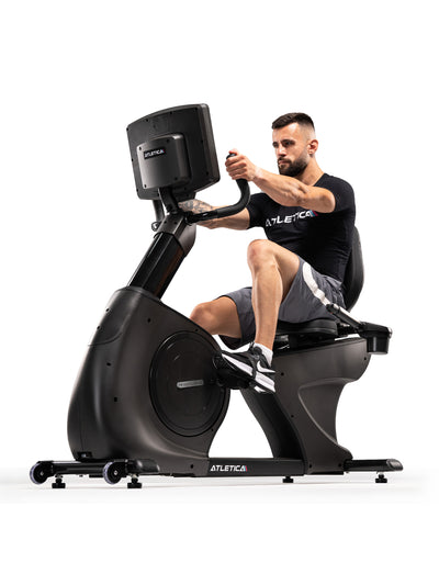 ATLETICA ReCline Recumbent Bike für das Fitnessstudio: Bietet eine Spitzenleistung für mäßige bis intensive Workouts 