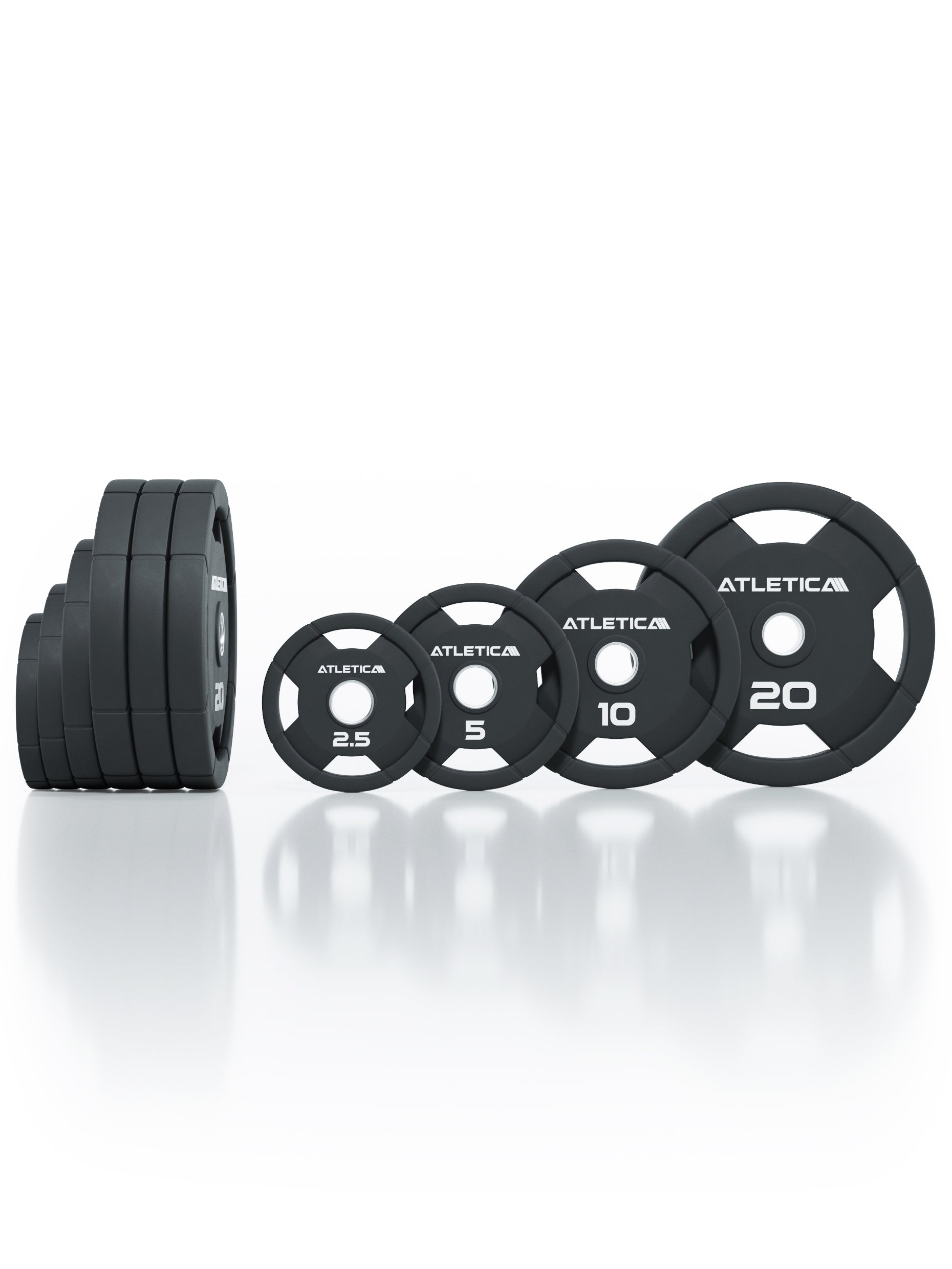 4H Gripper Plates | Ensemble de 115 kg | Disques de poids en caoutchouc
