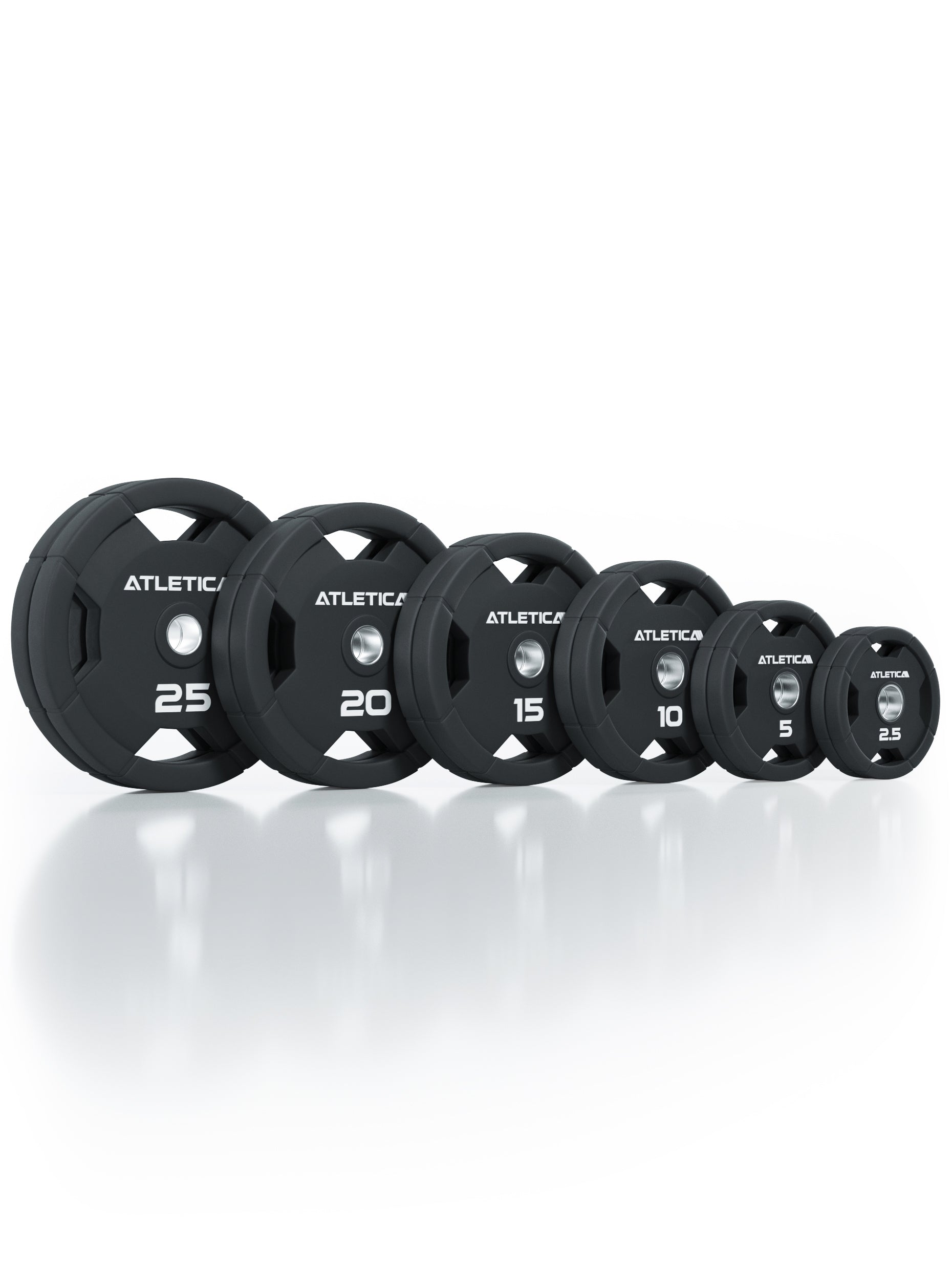 4H Gripper Plates | 155kg Set | Gummierte Hantelscheiben