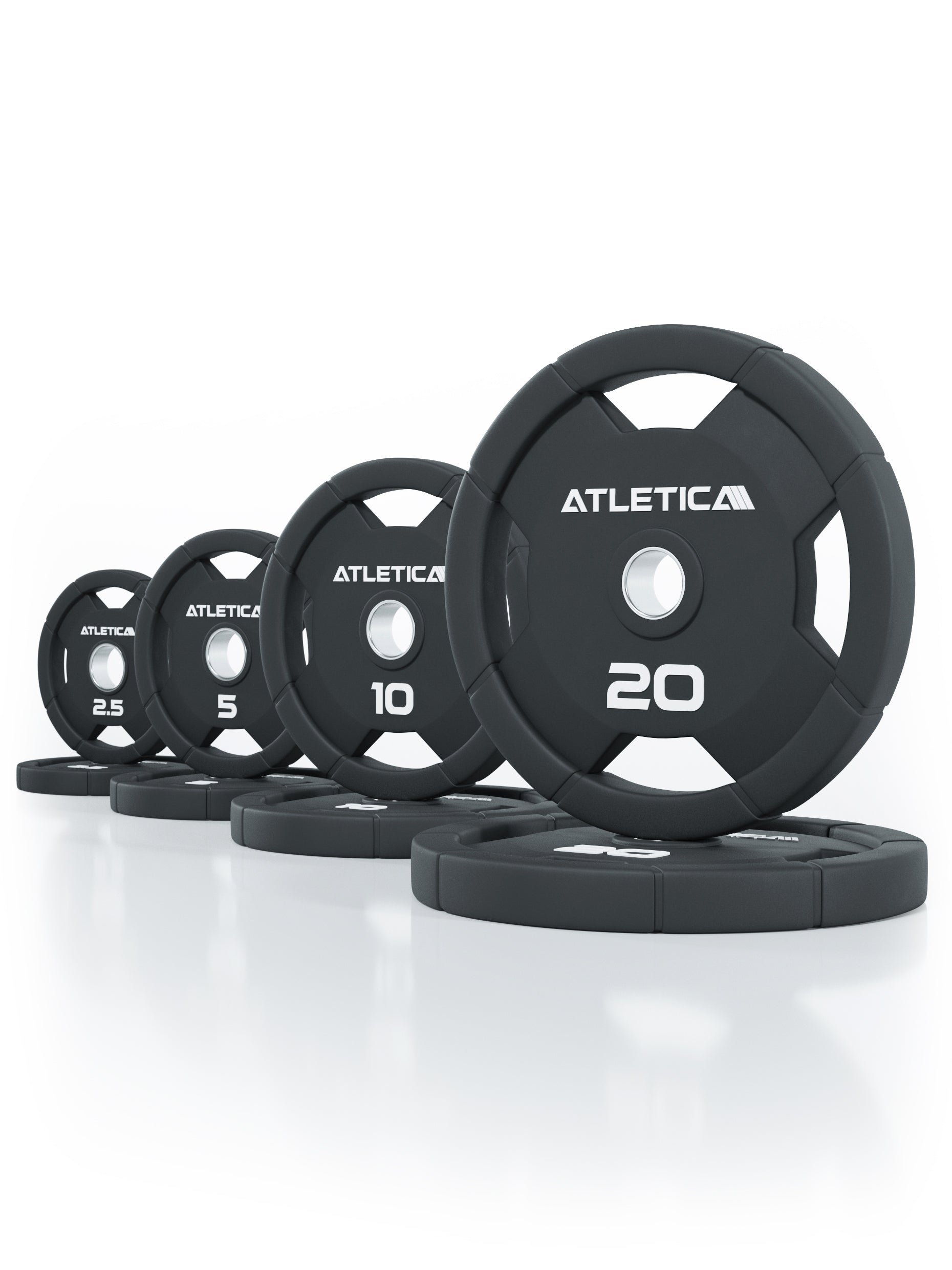 4H Gripper Plates | Ensemble de 75 kg | Disques de poids en caoutchouc