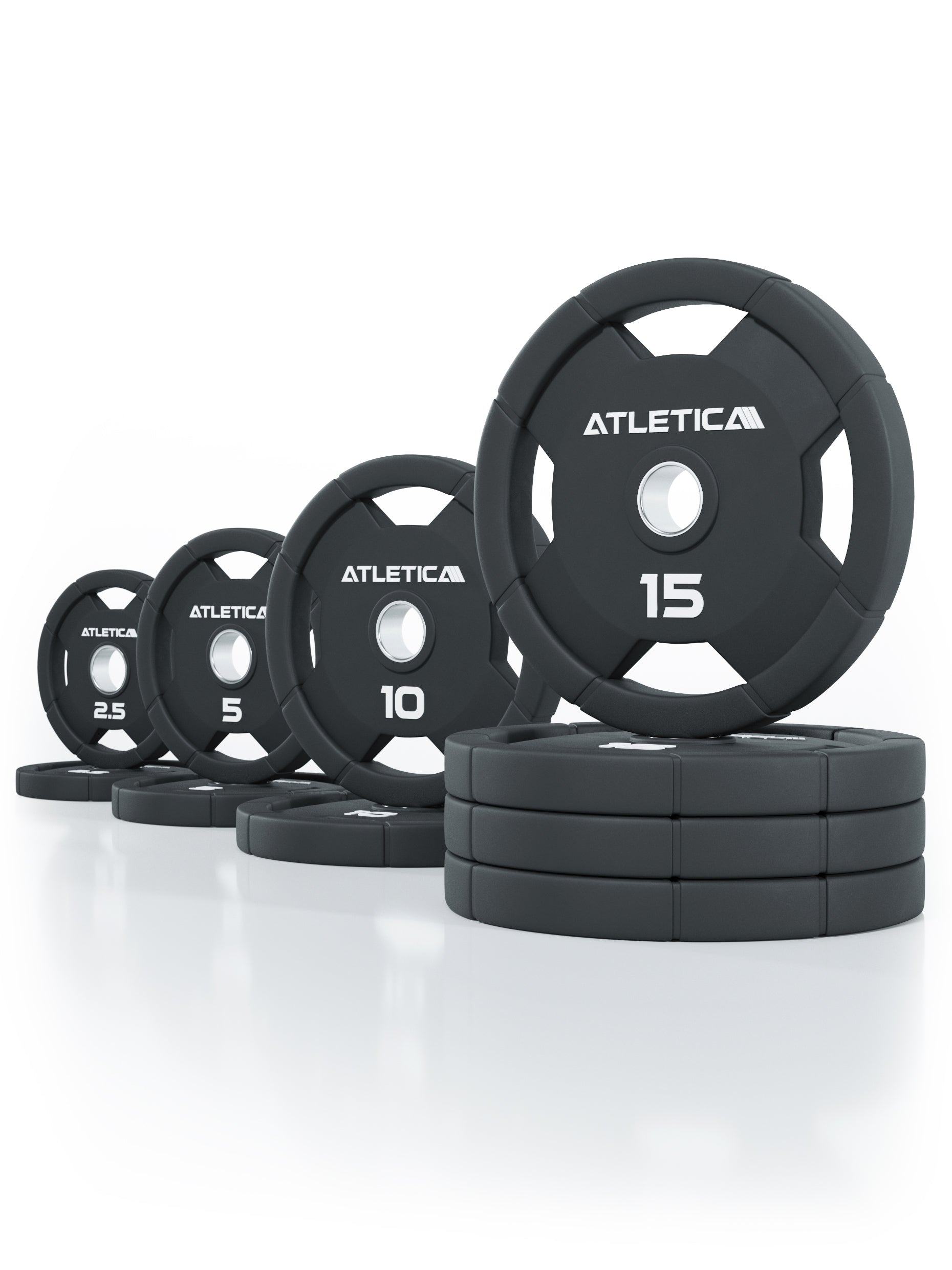 4H Gripper Plates | 95kg Set | Disques d'haltères en Caoutchouc