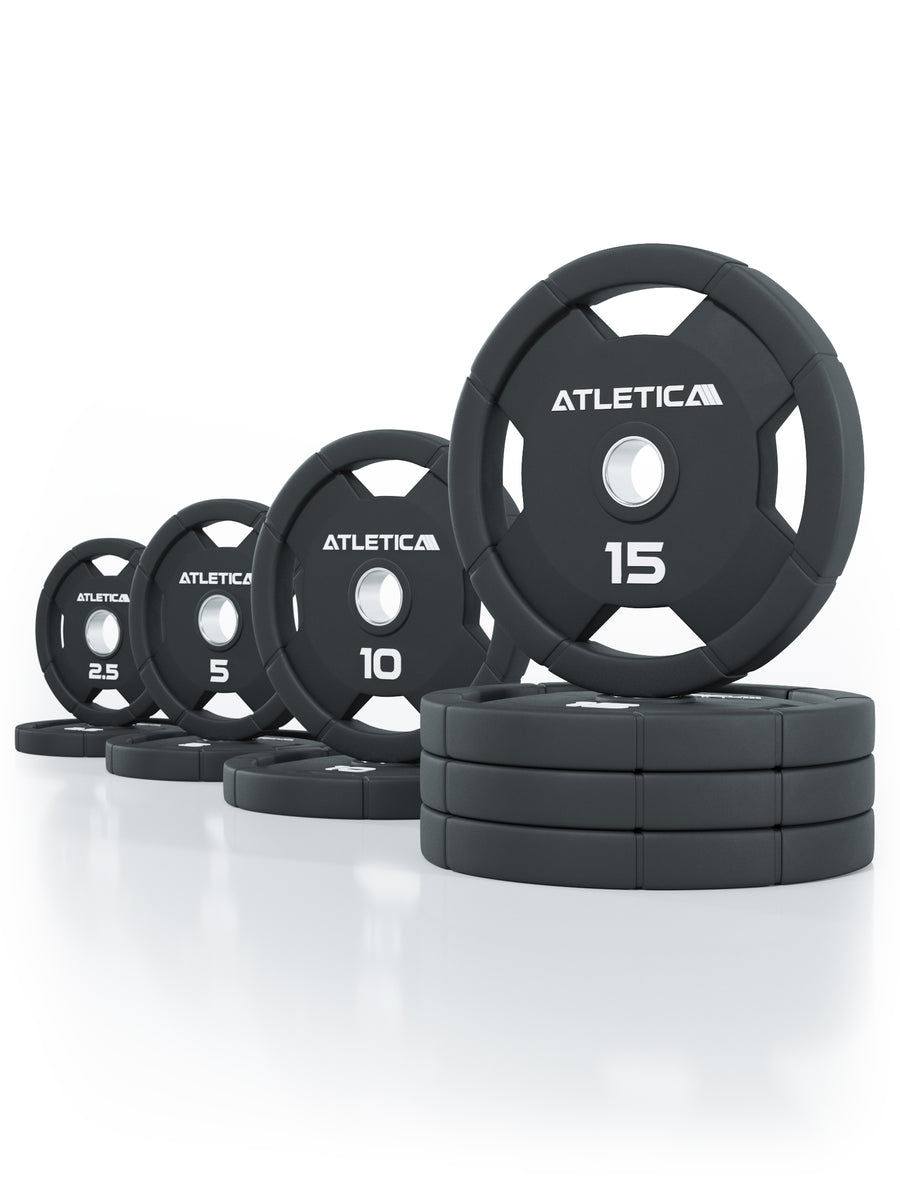 4H Rubber Plates | Set da 95kg | Piastre gommate