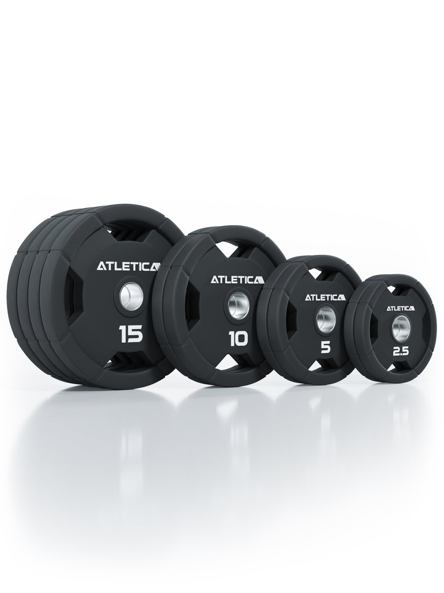 4H Rubber Plates | 95kg Set | Rubber-Coated Weight Plates