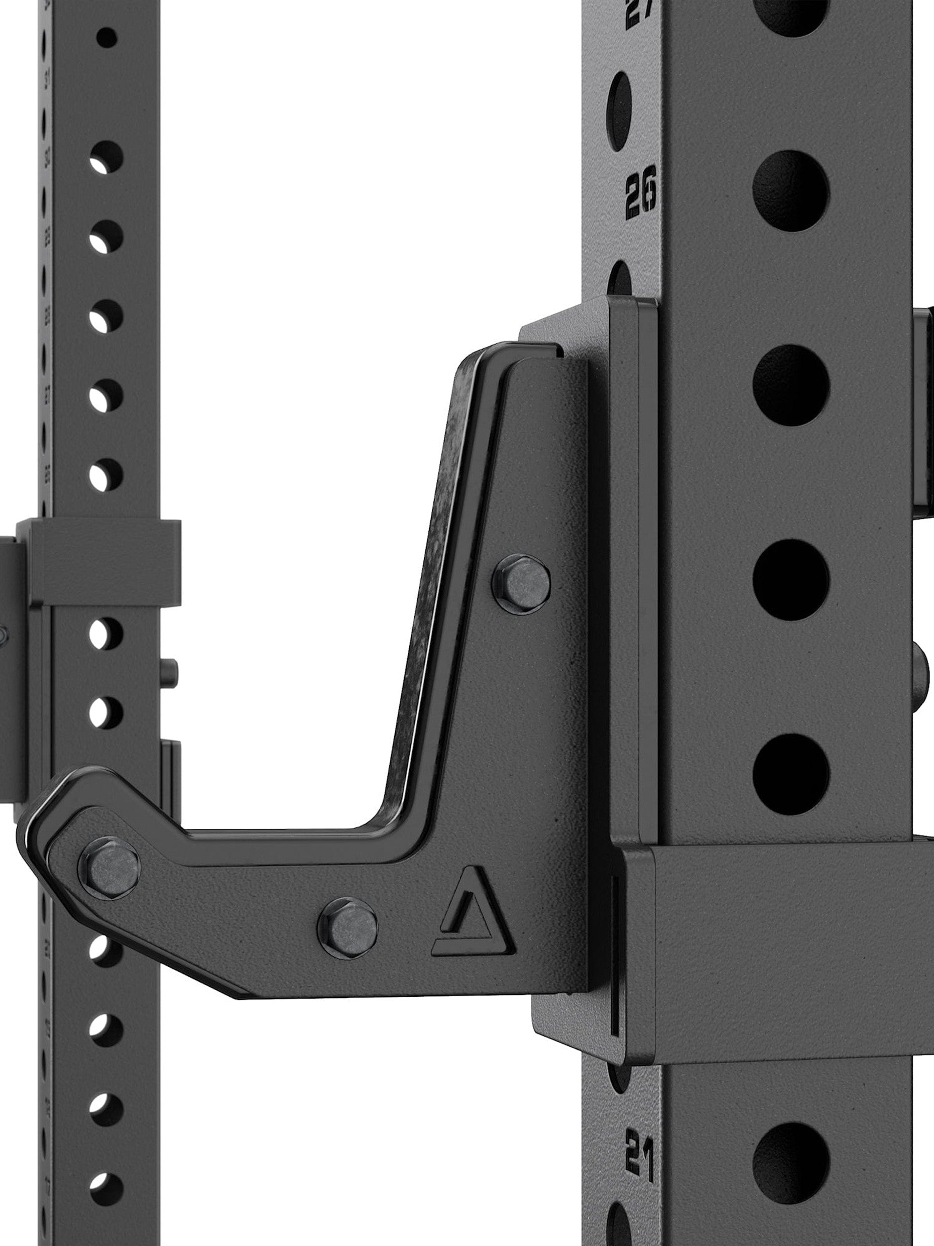 Rack, Squat Rack R7 Serie: ideal für Räume mit unterschiedlichen Deckenhöhen | Spotter Arms, weite J-Hooks inklusive #size_203cm