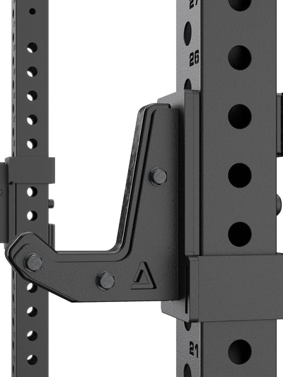 Rack, Squat Rack R7 Serie: ideal für Räume mit unterschiedlichen Deckenhöhen | Spotter Arms, weite J-Hooks inklusive #size_194cm