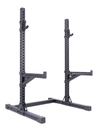 Power Rack Squat Rack R7 Serie: ideal für Räume mit unterschiedlichen Deckenhöhen | Spotter Arms, weite J-Hooks inklusive #size_194cm