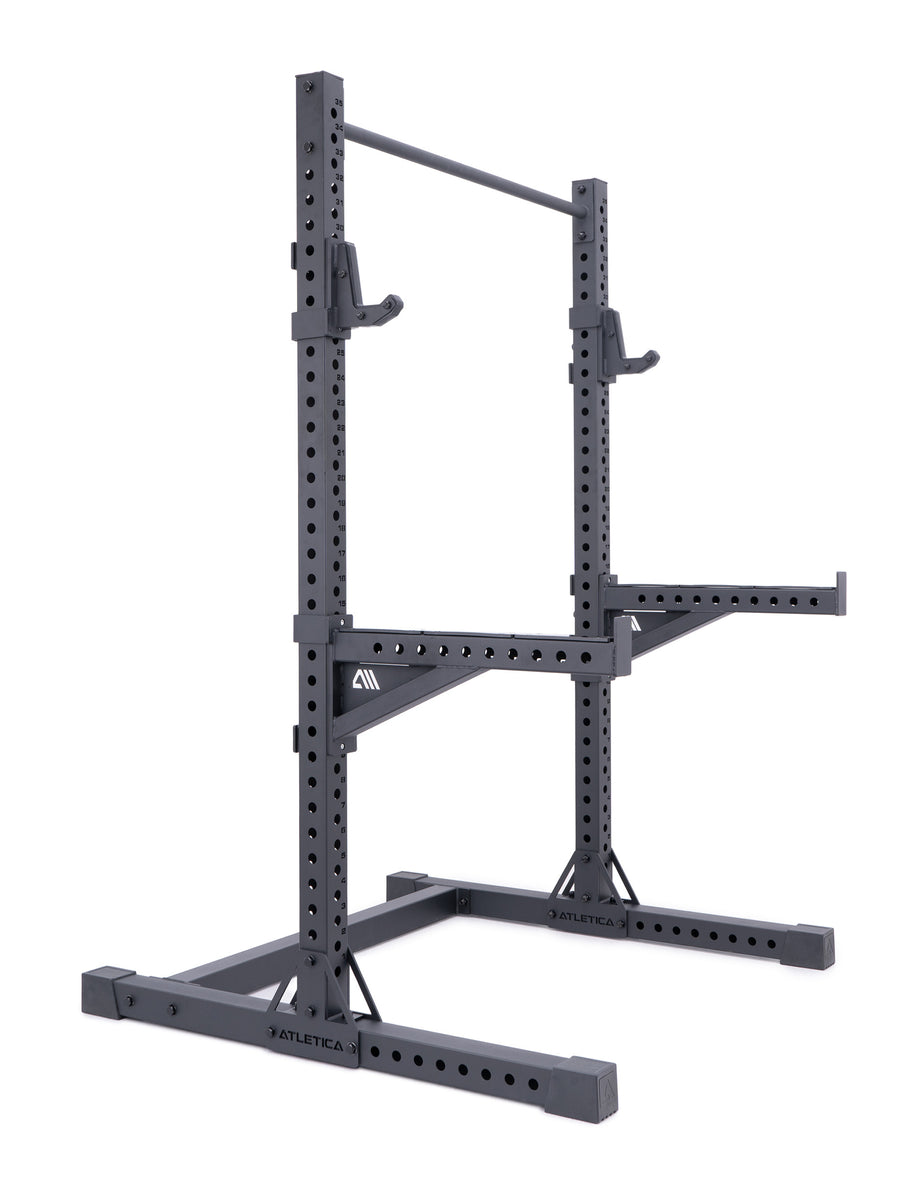ATLETICA R7 Squat Rack | Erweiterbares Half Rack für zuhause