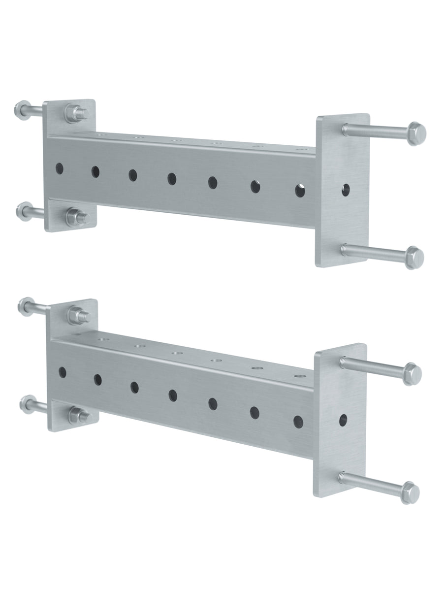 R8 Outdoor Crossbar 42 cm (w parze) | Stal Nierdzewna