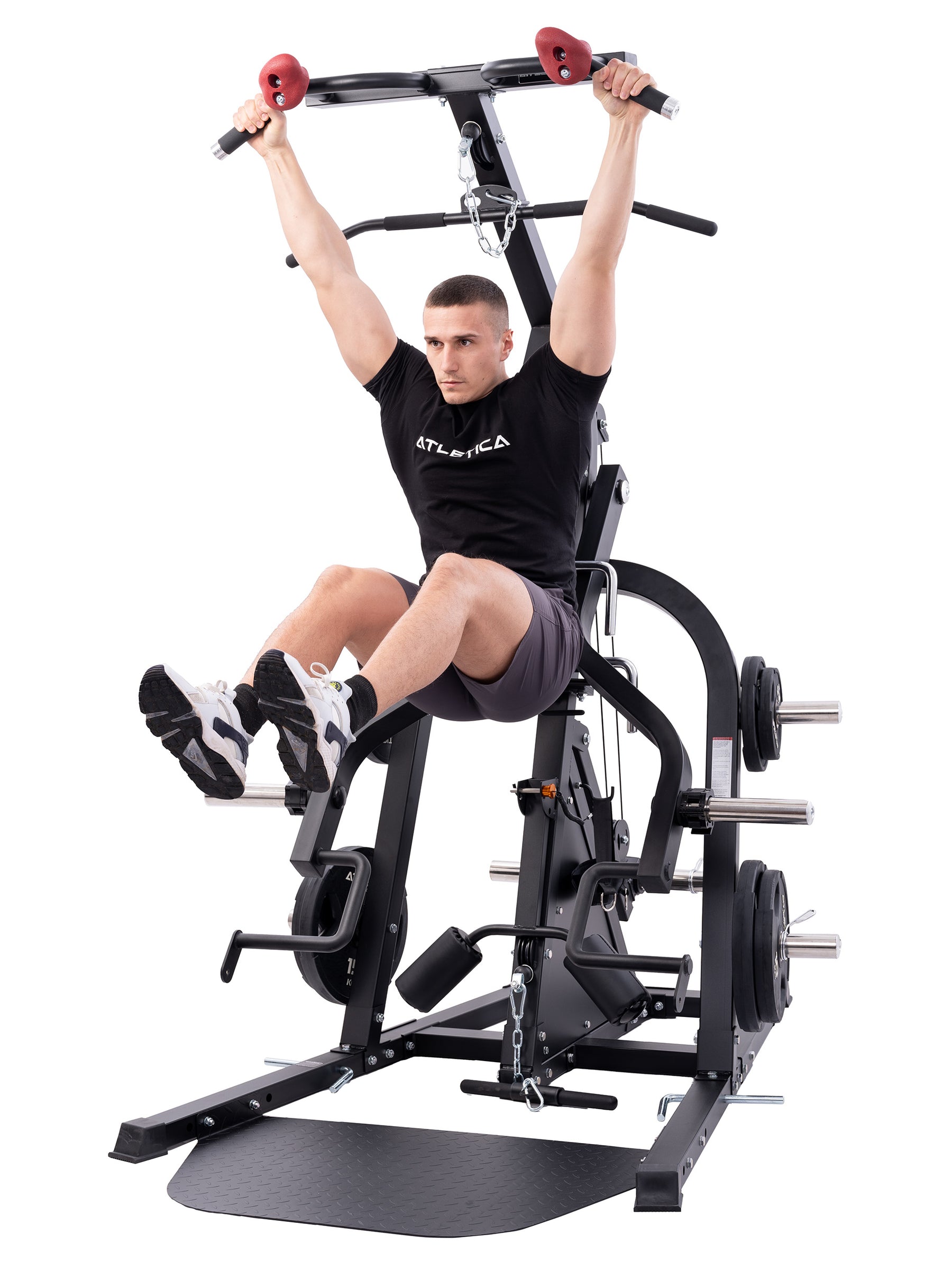 ATLETICA Triton Multigym Triplex Station | Lat Pulldown & Jammer Arms