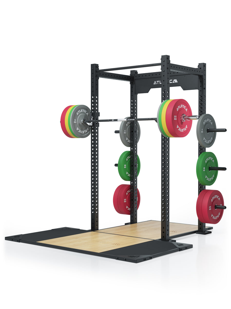 Weightlifting Platform für sicheren Stand bei Deadlifts: passend für Atletica Power Racks
