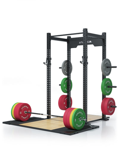 Weightlifting Platform für sicheren Stand bei Deadlifts | reduziert Lärm und Vibration bei Drops | schont Boden und Equipment | passend für R8 und R7 Power Racks
